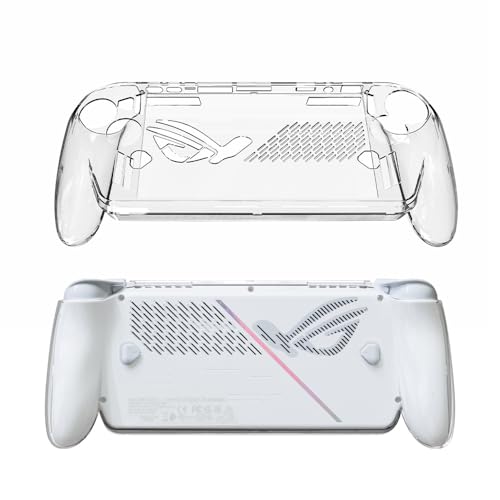 Transparent PC Protective Cover For ROG XBOX Ally X Game Console All-around Protection Scratch-proof Shockproof Impact-resistant Sweat-proof Sleeve Case Gaming Accessories