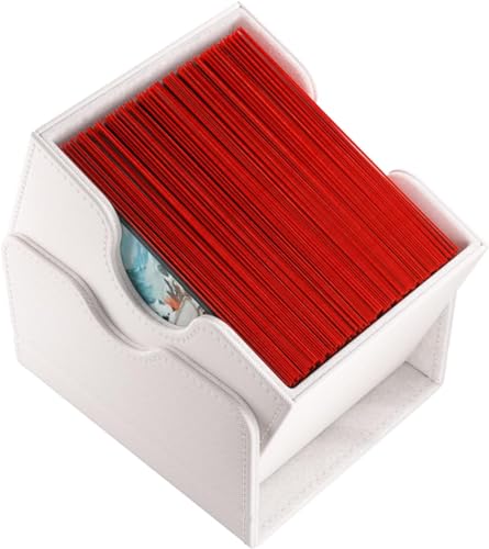GameGenic Deck Box – Sidekick XL White 100CT – Durable and Sturdy TCG, OCG, CCG Card Storage – Compatible with Pokemon, Yugioh, Commander, and MTG Magic: The Gathering Cards - color: White