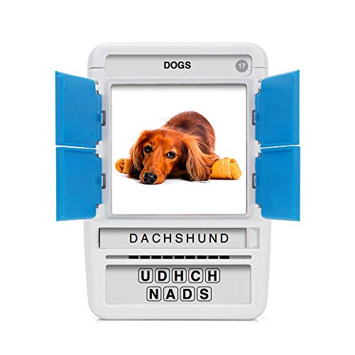 100 PICS Dogs Travel Game | Learn 100 Dog Breeds Flash Cards with Slide Reveal Case | Card Game, Gift, Stocking Stuffer | for Kids and Adults | Ages 6+ - style: Dogs