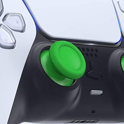 eXtremeRate Green Replacement Thumbsticks for PS5 Controller, Custom Analog Stick Joystick for PS4 Controller Universal - color: Green