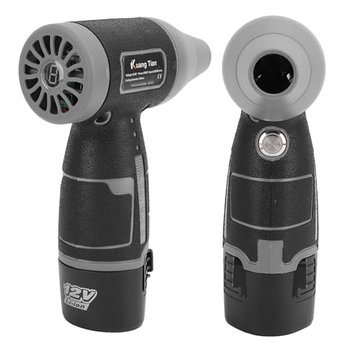 Powerful Portable Handheld Blower for Fast Dusting Electronics Cooling Compact ABS Design with Lasting Battery US Plug