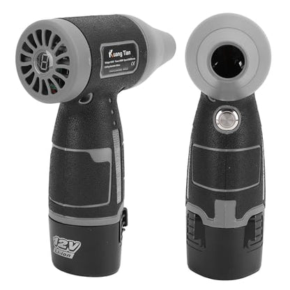 Powerful Portable Handheld Blower for Fast Dusting Electronics Cooling Compact ABS Design with Lasting Battery US Plug