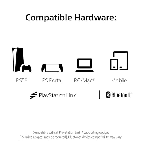 PULSE Elite Wireless Headset - For PS5, PC & MAC - color: White, style: Headset