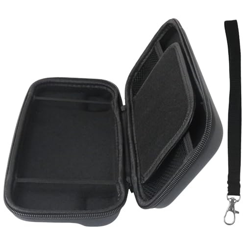 for Switch Carrying Case for N*intendo Switch/ Switch OLED (2021), Hard Shell Travel Pouch with Game Card Holder for 10 Cartridges, Lightweight Protective Bag for Console/ Joy-Con Accessories - Black