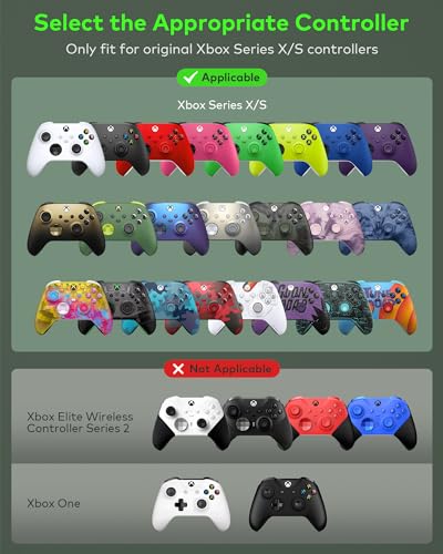 Tiiletzote Protective Travel Case for Xbox Series X/S Controller, 1:1 Fit | Hard Shell Carrying Case, Joystick Protection, Space-Saving, Dust-Resistant, Anti-scratch, Shock-proof Compact Storage Cover - color: White