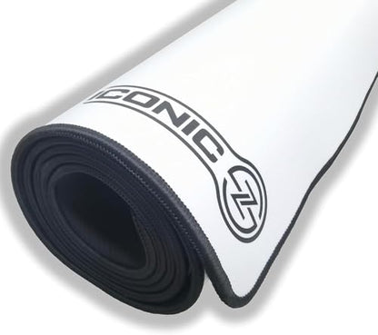 XL Extended Gaming Mouse Pad/Mat 34"x14"(White) - Large & Wide Desk Cloth Mousepad - Stitched/Water Proof/Non Slip Base - color: White, size: XL 34"x14"