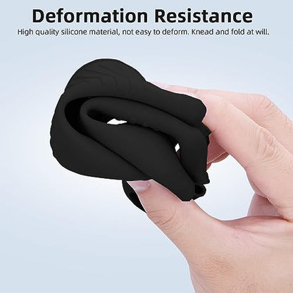 BRDRC Air 3S Silicone Cover Case Sleeve for DJI RC 2,Protective Cover Compatible with DJI Neo Mini 4 Pro Air 3 Flip Fly More Combo Controller Accessories (Black)