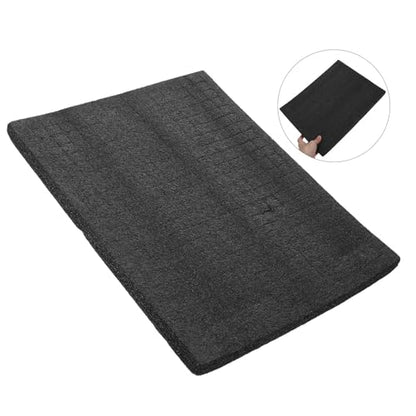 Tofficu Black Foam Padding Storage Box Insert with Soft Sponge Cushioning for Packing and Moving Household Items and Items, Versatile Use Foam Pad for Protection