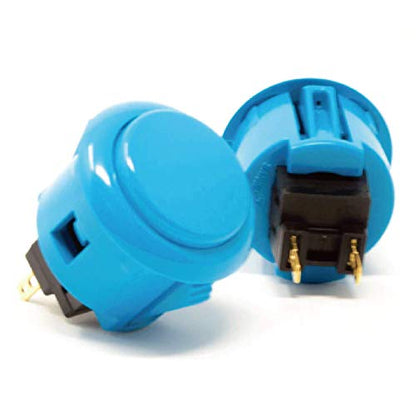 Sanwa JLF-TP-8YT Joystick + Sanwa 8 pcs OBSF-30 Push Button Bundle Kit Color : Light Blue - for Arcade Game 4 & 8 Way Adjustable, Video Game Joystick - color: Blue