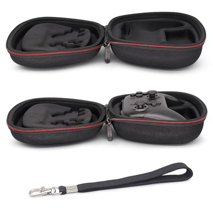 sisma Carrying Case Compatible with Nintendo Switch 2 Pro Controller, Hard Shell Original Switch Controller Protection Portable Travel Protective Case, Black - color: Black