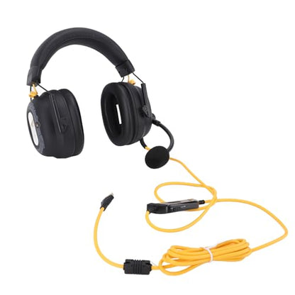 Gaming Headset, 7.1 Surround Sound AI Noise Canceling Mic USB Headset, Wired Gaming Headphones with Custom EQ Lightweight Design for PC Laptop Work Call Center (Black) - color: Black