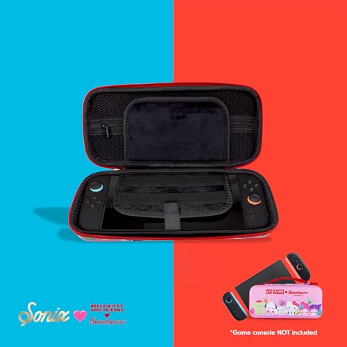 Sonix x Sanrio Carrying Case for Nintendo Switch 2, Protective Travel Case with Game Cartridge Storage | Hello Kitty and Friends x Sweethearts - color: Sanrio x Sweethearts