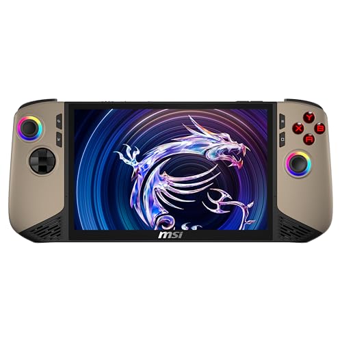 msi Claw PC Gaming Handheld: Intel Ultra 7-258V, 8" FHD 120Hz Display, 32GB LPDDR5, 1TB NVMe SSD, MicroSD Card Reader, Thunderbolt 4, Win 11 Home: Black 8 AI+ A2VM-001US