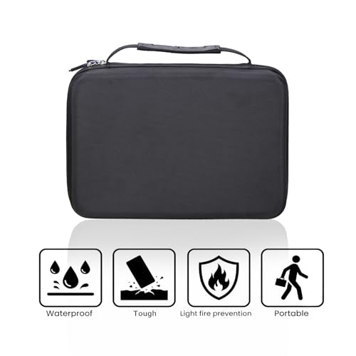 Case for 8BitDo / Razer Kitsune All-Button Arcade Controller- Hard Travel Protective Carrying Storage Bag, Box Only (Black)