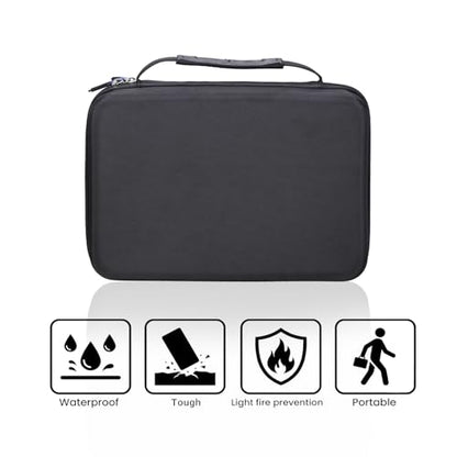 Case for 8BitDo / Razer Kitsune All-Button Arcade Controller- Hard Travel Protective Carrying Storage Bag, Box Only (Black)