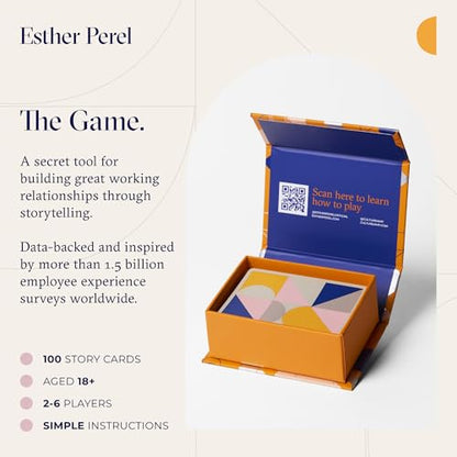 ESTHER PEREL Where Should We Begin? At Work, Backed by Culture Amp Science | Office Games & Team Building Games for Work, 100 Talking Point Cards to Build Trust & Connection, Transform Your Work Culture