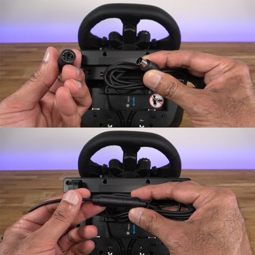 Kisumi USB Breakaway Cable for Logitech G920 G923 G27 G29, Ferrari 458 Spider Racing Wheel Driving Force