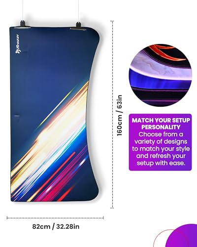 Arozzi Arena Gaming Desk Pad D011 | Full Desk Mouse Pad, Washable Desk Mat, Anti-Slip Rubber Base, Water-Resistant Surface - color: D011