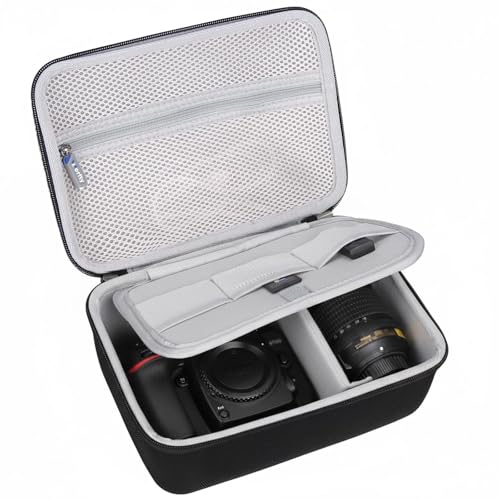 Case for Nikon D7500/ D3100/ D3200/ D3400/ D3500 Digital Camera,Lens, Memory Card,Card-reader,Charger,Battery,Mini camera tripod, Compact Camera Travel Carrying Organizer (Case Only)