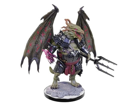WizKids D&D Nolzur's Marvelous Miniatures: Draconian Foot Soldier & Mage Dungeons and Dragons Unpainted Miniatures - style: Draconian Foot Soldier & Mage