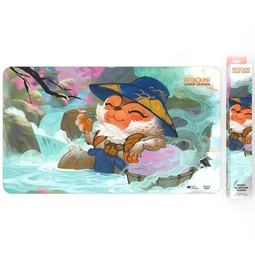 Riftbound: League of Legends - Playmat: Teemo -TCG Spiritforged Spirit Blossom, 24x14, Neoprene, Character Art, Tabletop Trading Card Game Accessory - style: Teemo