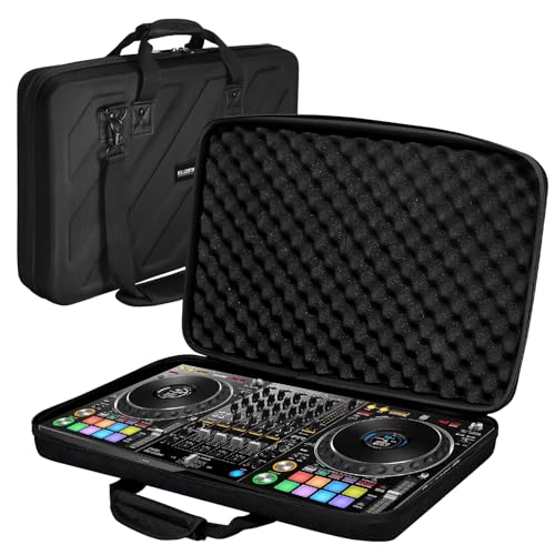 Hard Case Compatible with Pioneer DJ Controller DDJ-1000,DDJ-1000SR,DDJ-FLX10 Protective Carrying Storage Bag,Blcak(Xl-28.8 x 16 x 4.3 Inch) - size: DDJ-FLX10/1000/1000SR