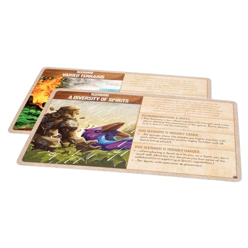 Greater Than Games | Spirit Island: Feather & Flame - Foil Panels | Cooperative Strategy Board Game Accessory | Premium Component Upgrade - style: Foil Panels