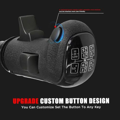 Staidkare USB American Truck Simulator Shifter 18 Speed Gear Shift Knob for PC ATS ETS2 | Compatible with Logitech G27 G29 G920 Thrustmaster TH8A Fanatec Sim Racing Wheels