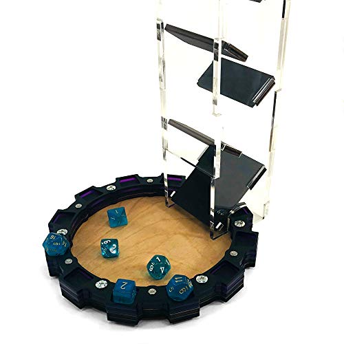 Dice Tray C4Labs Sprocket Design for Gaming, Tabletop, RPG ~ Purple - color: Purple