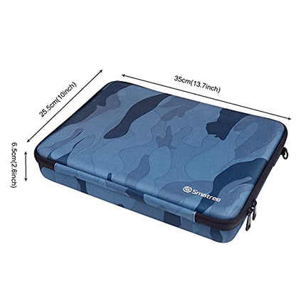 Smatree Hard Carrying Bag for 14.2inch Apple MacBook Pro M5 2025/2024 M4 | for 13 inch APPLE MacBook Air M4 2025/2024,iPad Pro M5 2025/iPad Air M3 2025/iPadPro M4 2024,Navy Blue - color: Navy Blue