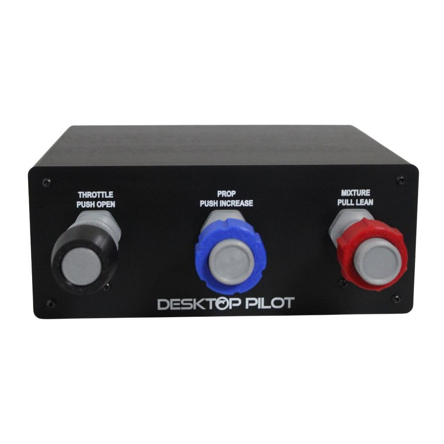 Desktop Pilot - C172 TPM Vernier Throttle Box for Flight Simulators