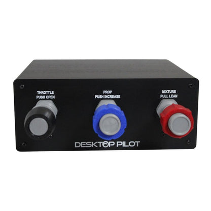 Desktop Pilot - C172 TPM Vernier Throttle Box for Flight Simulators