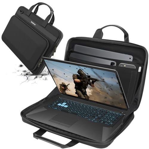 Smatree Heavy Duty Hard Case for 16 inch ASUS ROG Zephyrus G16 2025 GU605/G16 2026 GU606/Duo 2026 GX651, for 16 inch ASUS ROG Zephyrus M16/ROG Flow X16 2023/2022, 16inch Gaming Laptop Handbag (A800) - color: Black-16 Inch, size: For 16 inch ASUS Laptops-1