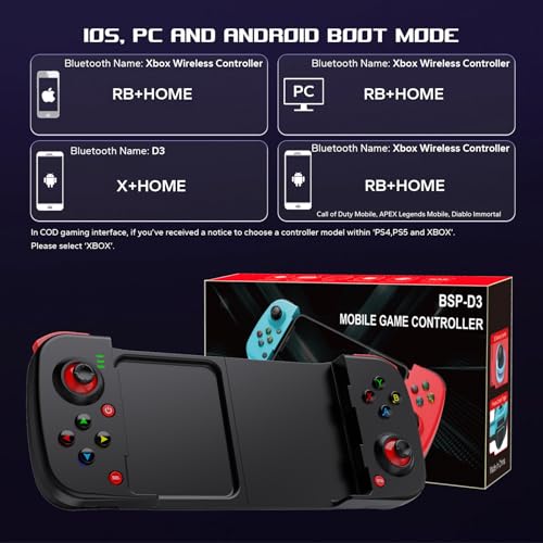 Megadream Mobile Game Controller Gamepad for iPhone iOS Android PC: Works with iPhone 16/15/14/13/12/11, iPad, Samsung Galaxy, TCL, Tablet, Call of Duty, Minecraft - Directly Play (Green) - color: Green