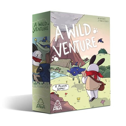 A Wild Venture Board Game | Adventure Strategy Game with 100+ Unique Cards, Fast-Paced Gameplay for Kids & Adults, Ages 10+, 2 Players, 40-60 Mins