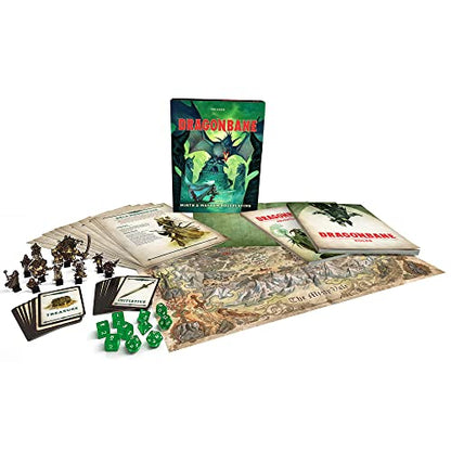 Free League Publishing Dragonbane: Mirth & Mayhem Roleplaying Game Core Set, Includes Dice, Rulebook, Adventures, Map, and More, RPG Tabletop Board Game for Adults, Family, Teens 13+