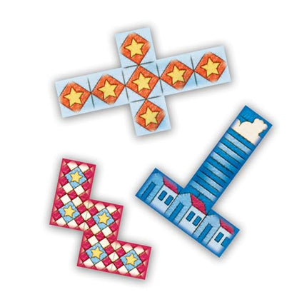 Patchwork Americana Edition Board Game - A Two-Player Quilting Strategy Game by Uwe Rosenberg! Interactive Puzzle Game for Kids & Adults, Ages 8+, 2 Players, 30 Minute Playtime, Made by Lookout Games
