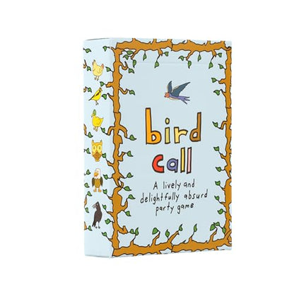 A Lively and Delightfully Absurd 5-Minute Party Game | Birding & Bird Gifts | Bird Call High Energy Card Game | Bird Watching Gifts | Gifts For Bird Lovers | Birding Gifts | 3-8 Players, Ages 7+ - color: Bird Call