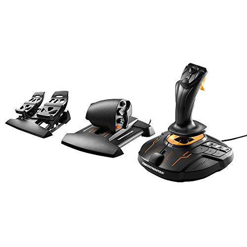 Thrustmaster USB T16000M FCS Flight Pack - Joystick, Throttle and Rudder Pedals for PC,Windows - style: T16000M FCS Flight Pack