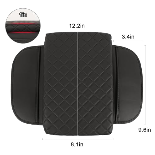 Console Cushion Cover for Toyota Tacoma 4Runner 2024 2025 2026 | SR SR5 Off-Road PreRunner TRD-Sport pro Limited Tacoma Organizer Armrest Storage Box Cover Tacoma Accessories - size: for tacoma 2024 2025