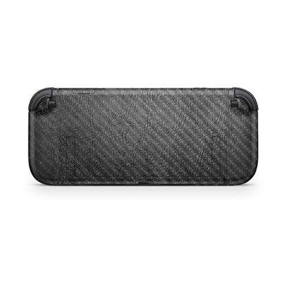 Carbon Fiber Gaming Skin Compatible with Nintendo Switch 2 Console Only - Black Leather - Premium 3M Vinyl Protective Wrap Decal Cover - Easy to Apply | Crafted in The USA by MightySkins - color: Black Leather, size: Switch 2 Console Skin Only, style: Tex