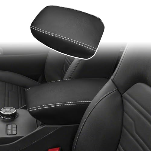 ramuel Center Console Armrest Cover for Ford Ranger 2024 2025 XL/XLT/Lariat/Raptor | for XL/XLT/Lariat/Raptor,Anti-Scratch ，Non-Slip ，PU Leather ，Easy Install - size: for Ranger 5th Gen 2024 2025 XL/XLT/Lariat/Raptor