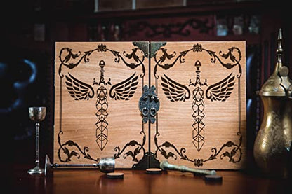Personalizable Game Master Screen made for Board Role Playing Game - Wooden Handcrafted GM Screen Set - DM Gift Idea - Gifts for Him and Her (Game Master) - color: Game Master