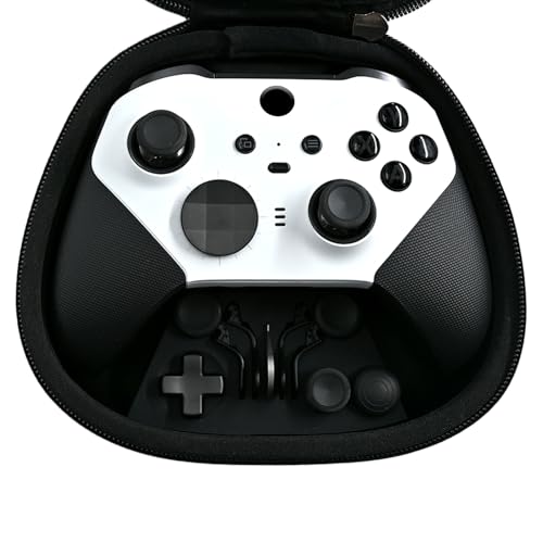 DIY Customized Model 1797 Elite Series 2 Controller(Panda Black),Compatible with Xbox Elite Series 2 Controller, Wireless Custom Gaming Controller,Gamepad Compatible for Xbox One,Xbox Series X/S,Built-in 3.5mm Audio Jack, Comes with Accessory Bag - color: