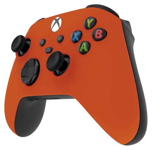 Custom Controllerzz Wireless Controller for Microsoft Xbox Series X/S & Xbox One - Soft Touch Feel - Custom Xbox Series X/S Controller (X/S Orange) - color: X/S Orange