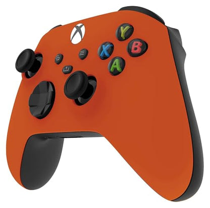 Custom Controllerzz Wireless Controller for Microsoft Xbox Series X/S & Xbox One - Soft Touch Feel - Custom Xbox Series X/S Controller (X/S Orange) - color: X/S Orange