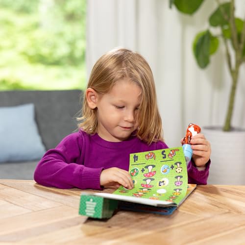 Melissa & Doug Sticker Wow!™ 24-Page Activity Pad and Sticker Stamper, 300 Stickers, Arts and Crafts Fidget Toy Collectible Character – Fox - for Kids Ages 3+ - FSC Certified - color: Fox, size: Single