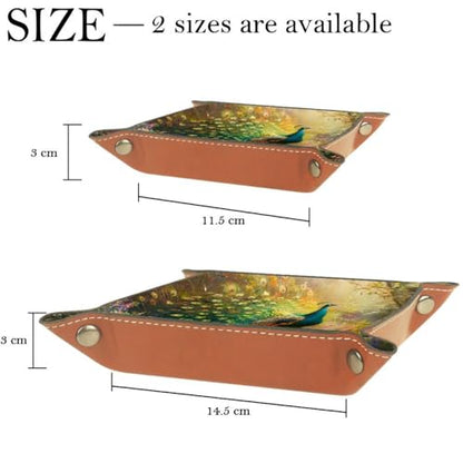 Peacock Dice Tray Dice Rolling Tray Folding Dice Holder for Dice Games, Like RPG, DND and Other Table Games - color: Multi 5