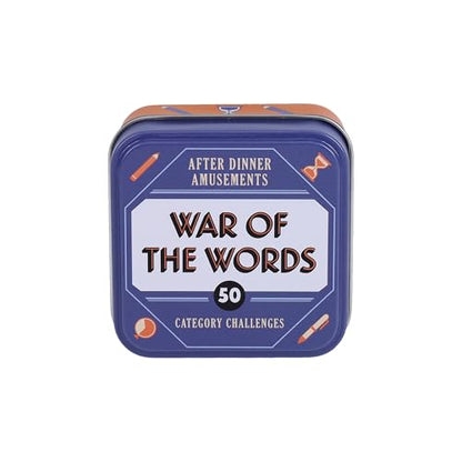 After Dinner Amusements: War of The Words - 50 Game Prompts