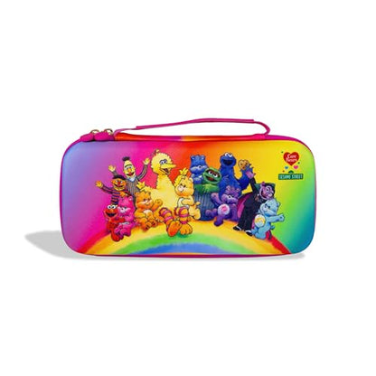 Sonix Carrying Case for Nintendo Switch 2, Switch 1, Lite, OLED, Protective Travel Case with Game Cartridge Storage | Care Bears x Sesame Street - color: Care Bears x Sesame Street